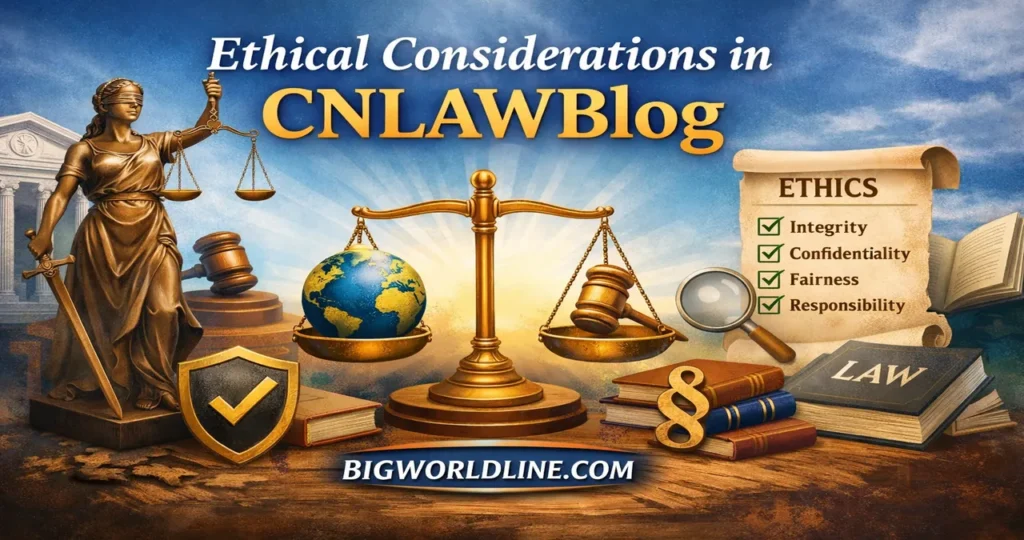 cnlawblog: Everything You Need to Know About Legal Blogging, Trends, and Digital Insights 2 Ethical Considerations in cnlawblog