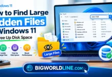 How to Find Large Hidden Files in Windows 11 and Free Up Disk Space 4 find large hidden files Windows 11