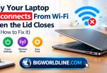 Why Your Laptop Disconnects From Wi-Fi When the Lid Closes (And How to Fix It) 1 laptop disconnects from Wi-Fi when lid closes