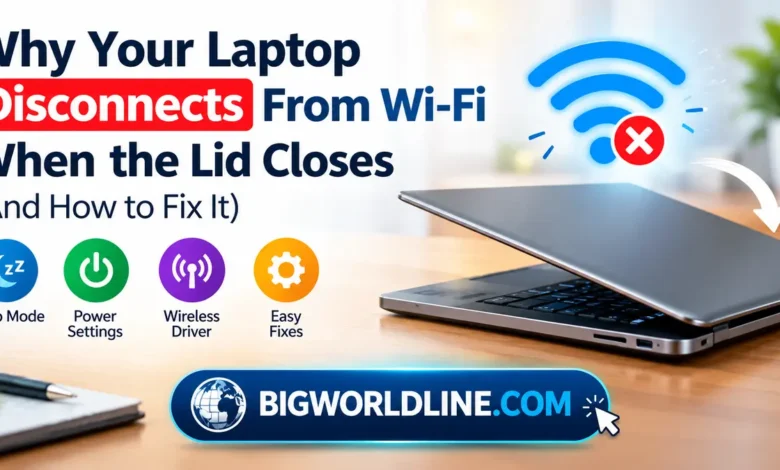 Why Your Laptop Disconnects From Wi-Fi When the Lid Closes (And How to Fix It) 1 laptop disconnects from Wi-Fi when lid closes