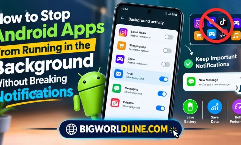 How to Stop Android Apps From Running in the Background Without Breaking Notifications 1 stop Android apps running in background